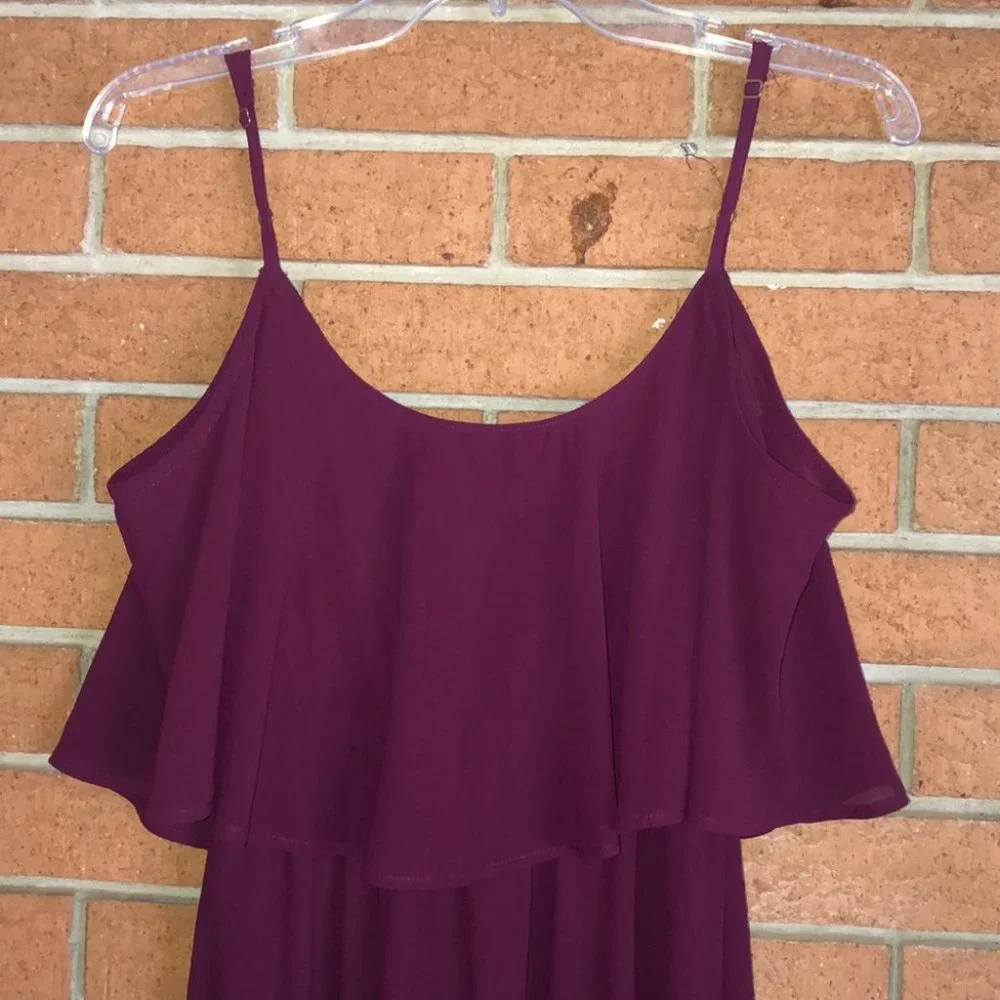 🍇SHOW ME YOUR MUMU🍇CAITLIN RUFFLE MAXI DRESS🍇 - Picture 7 of 9